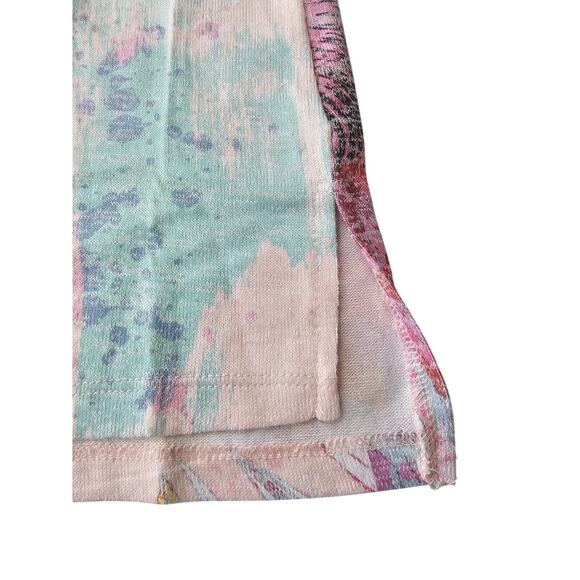 Christopher & Banks Womens Sz XL NWT Multicolor Floral Fairy Soft Relaxed Blouse - Picture 7 of 13